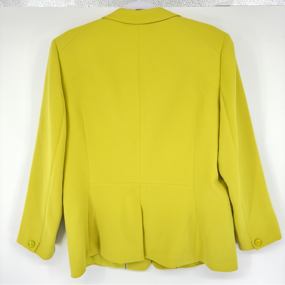 Lafayette 148 New York Finesse Crepe Lyndon Blazer Sz 14 - Picture 5 of 7